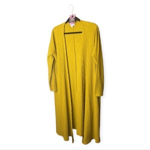Lularoe Yellow Maxi Cardigan